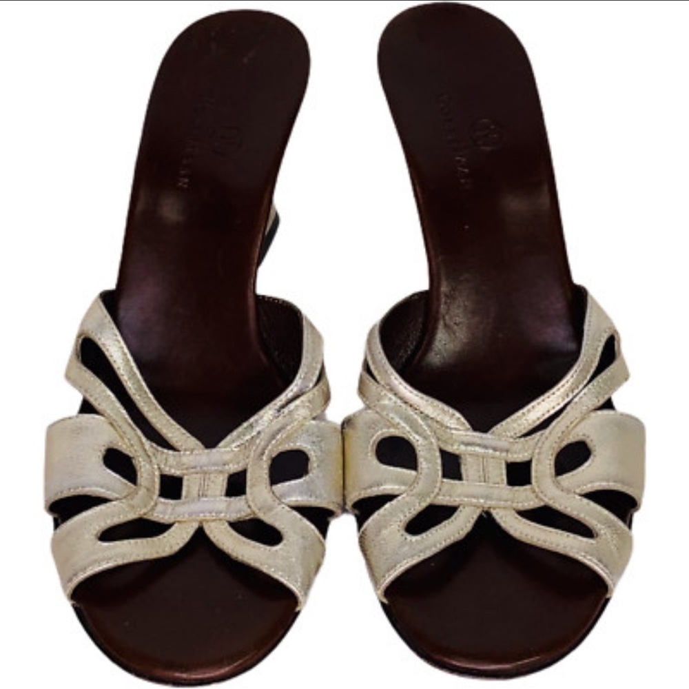 Anne Cole Metallic Sandals
